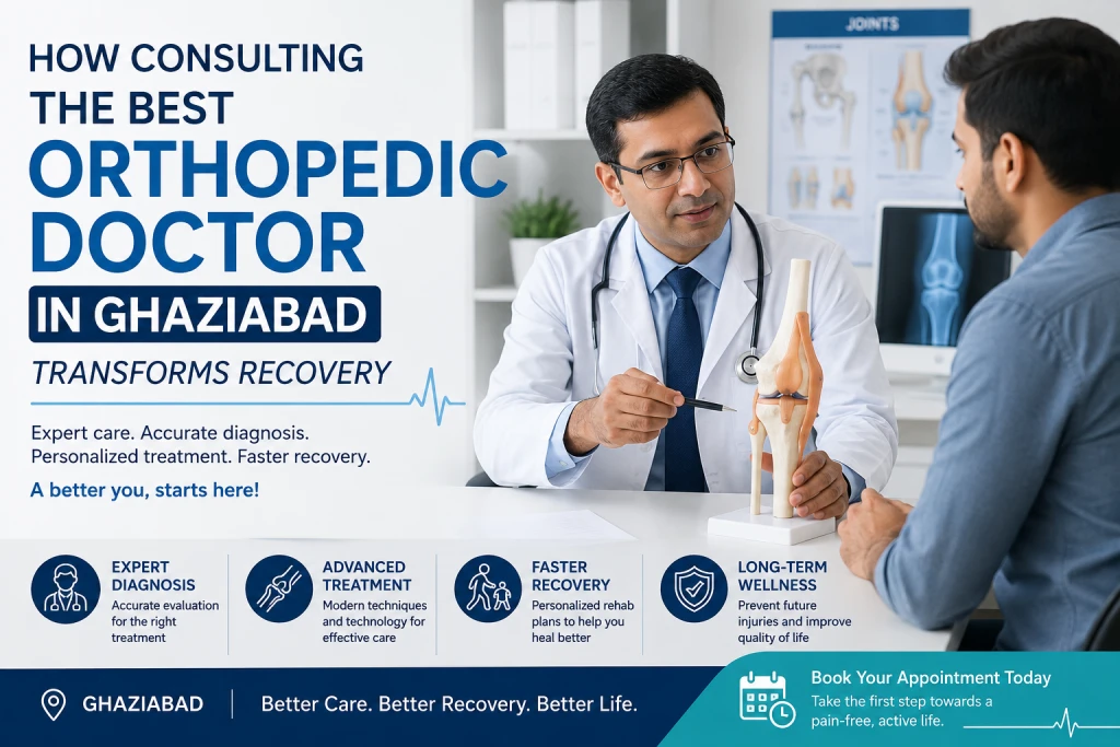 How Consulting the Best Orthopedic Doctor in Ghaziabad Transforms Recovery?
