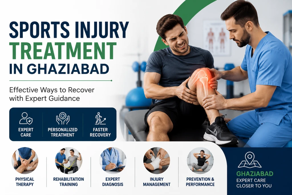 Sports Injury Treatment in Ghaziabad- Effective Ways to Recover with Expert Guidance