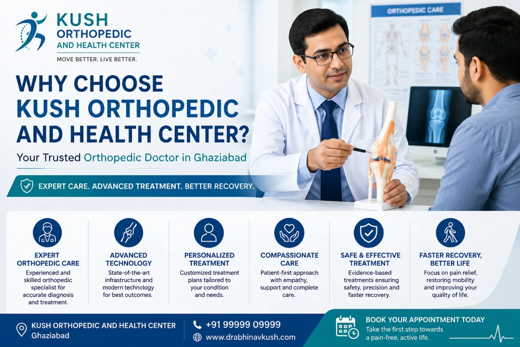 Why Choose Kush Orthopedic and Health Center | Orthopedic Doctor in Ghaziabad